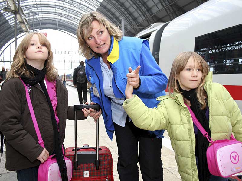 Children travel free in Germany