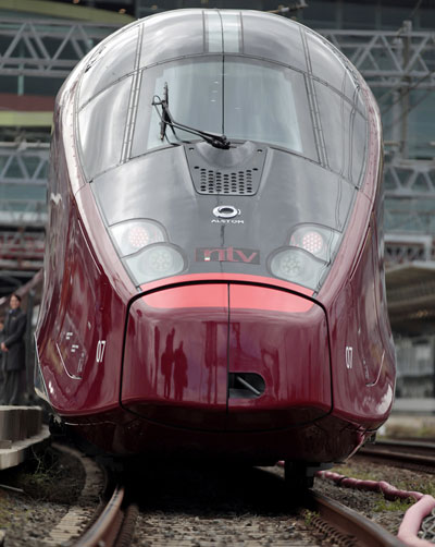 Italo high-speed train in Italy