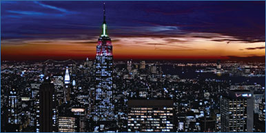 New York City at night