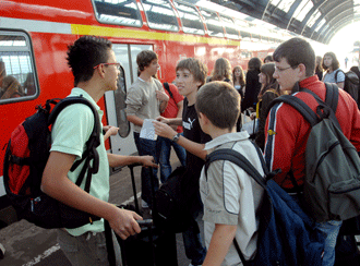 School group train travel tickets for groups