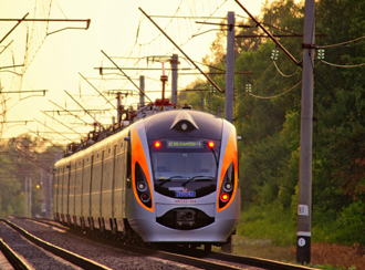 Pociąg Intercity+ na Ukrainie